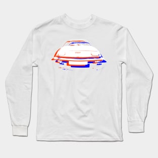 Triumph TR7 British classic car monoblock red white blue Long Sleeve T-Shirt